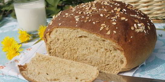 Хлеб с овсяной мукой