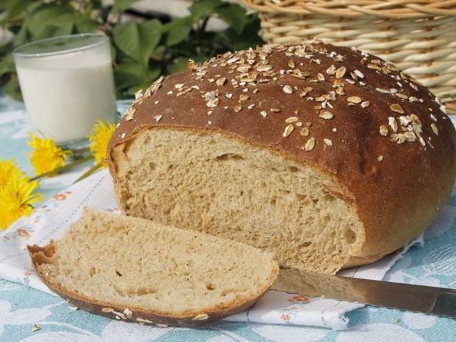 Рецепт хлеба с овсяной мукой