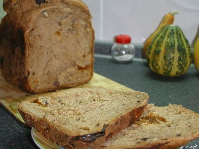 Рецепт хлеба с сухофруктами