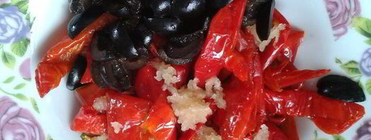 хлеб с вялеными перцами. Шаг 2