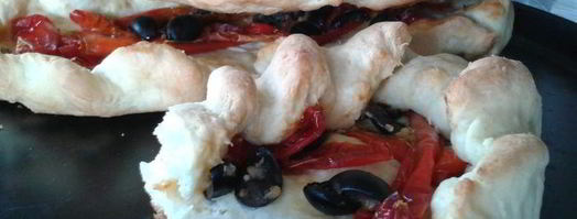 хлеб с вялеными перцами. Шаг 7