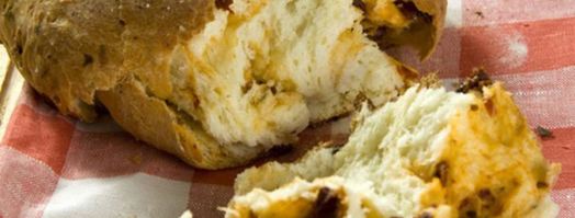 хлеб с вялеными помидорами и тимьяном. Шаг 4