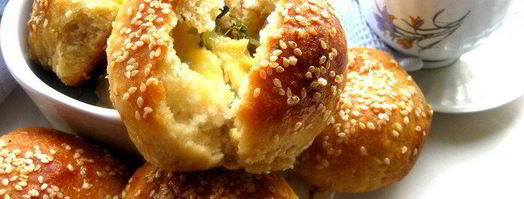 хлеб закусочный с оливками и сыром. Шаг 22