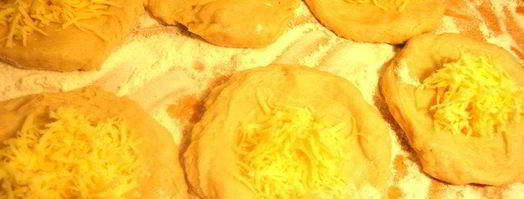 хлеб закусочный с оливками и сыром. Шаг 8