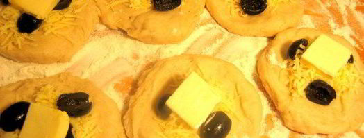 хлеб закусочный с оливками и сыром. Шаг 10