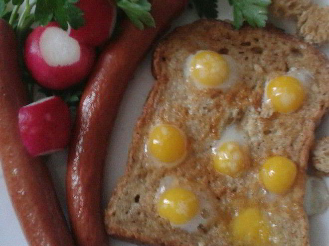 Рецепт хлебушка в горошек