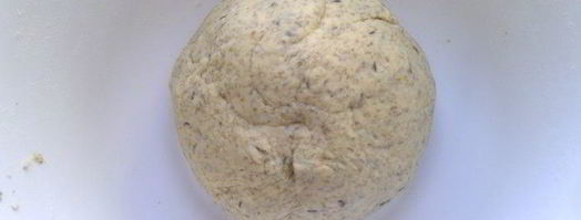 кукурузный хлеб с тмином и отрубями. Шаг 4