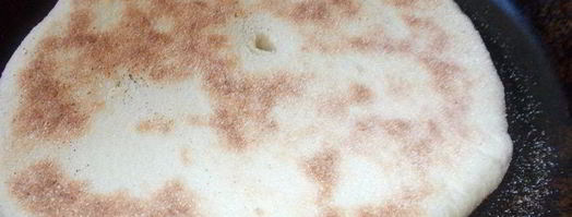 марокканский хлеб на сковороде. Шаг 5