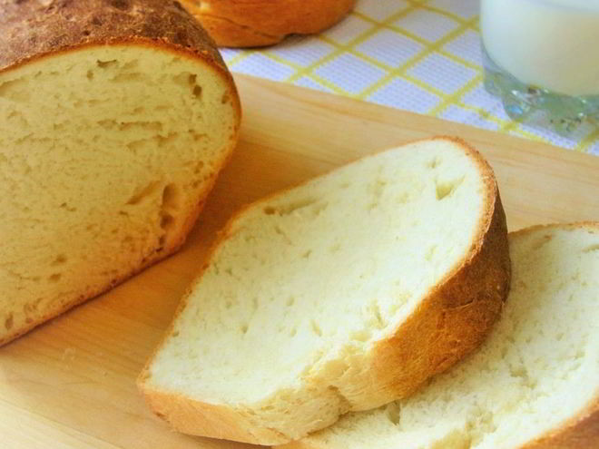 Рецепт молочного хлеба