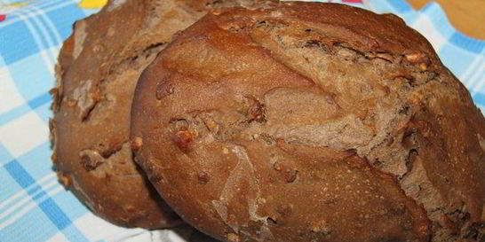 Мультизлаковый хлеб с бататом и грецким орехом