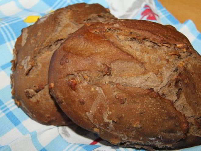 Рецепт мультизлакового хлеба с бататом и грецким орехом
