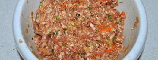 мясной хлеб из свиного фарша с овощами. Шаг 3