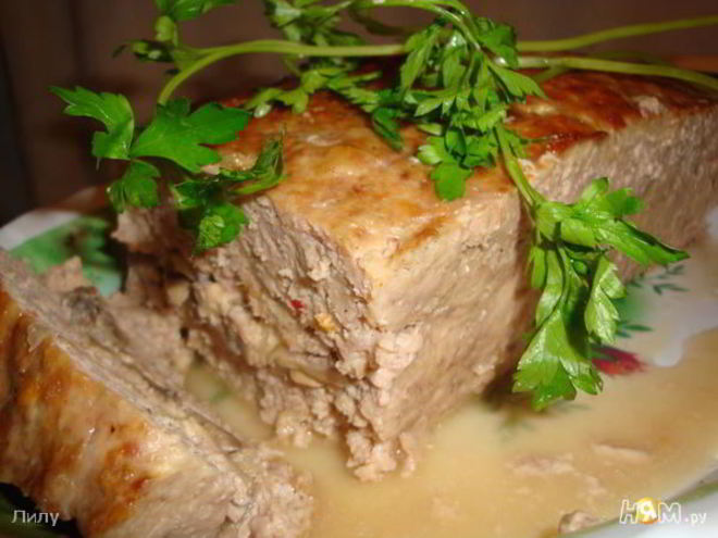 Рецепт мясного хлебца