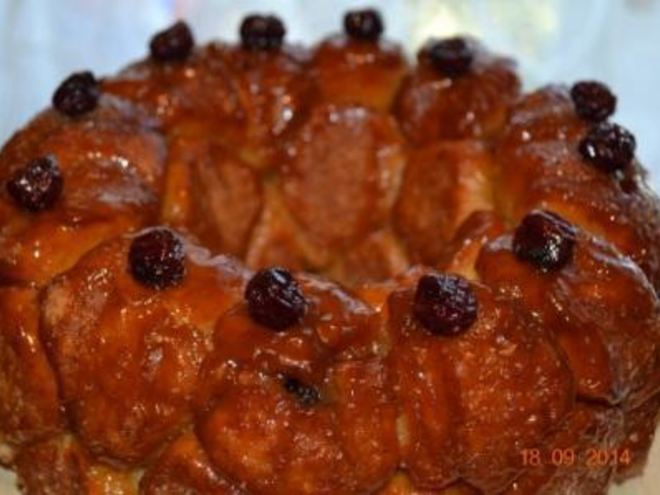 Рецепт обезьяньего хлеба с вяленой вишней