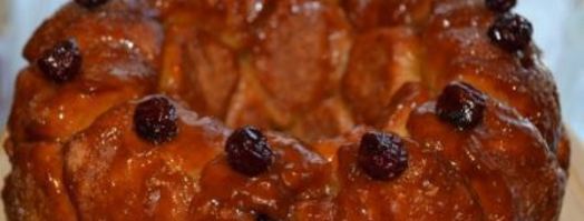 обезьяний хлеб с вяленой вишней. Шаг 9