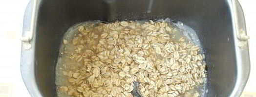 овсяный хлеб на смальце в хлебопечке. Шаг 3