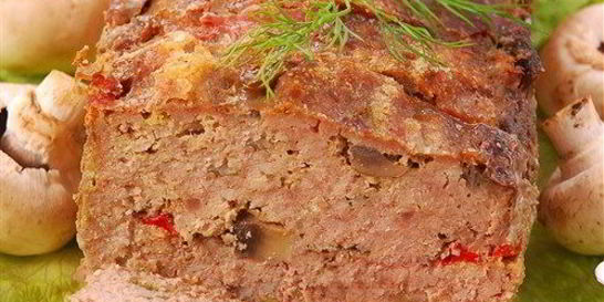 Простой мясной хлеб