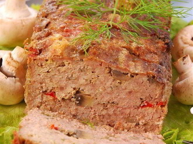 Рецепт простого мясного хлеба