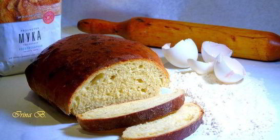 Простой яичный хлеб