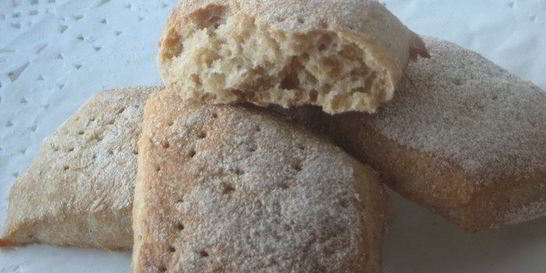 Простые полуржаные хлебцы