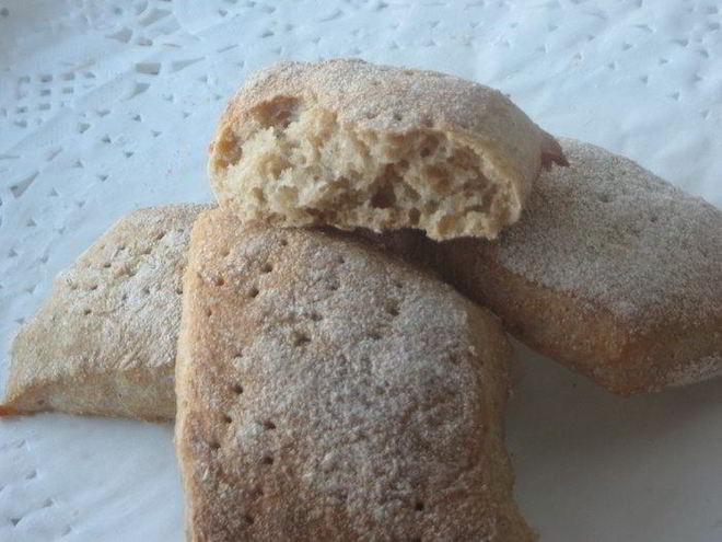 Рецепт простых полуржаных хлебцев