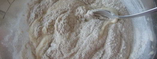 простые полуржаные хлебцы. Шаг 3