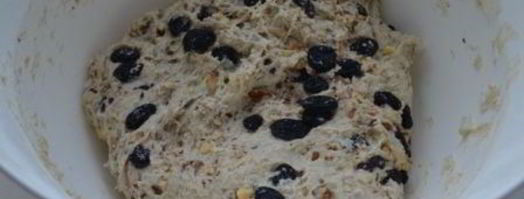 пшенично-ржаной хлеб с изюмом и орехами. Шаг 7