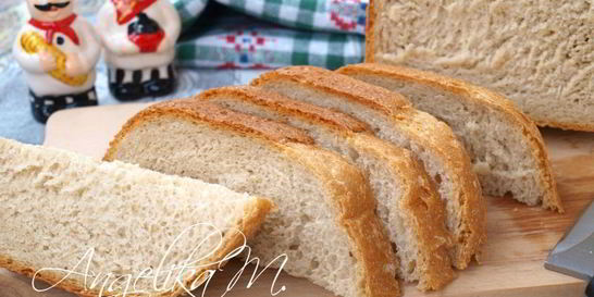 Пшенично-ржаной хлеб с кунжутом в хлебопечке