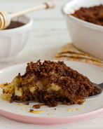 Пудинг из черного хлеба и яблок