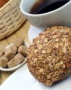 Серый хлеб с семечками