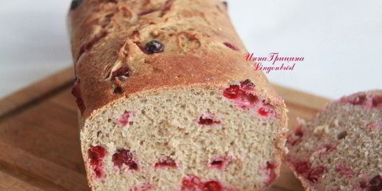 Шведский брусничный хлеб