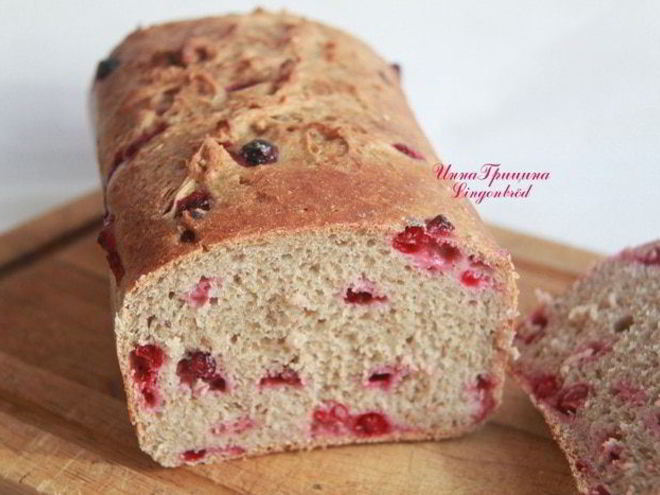 Рецепт шведского брусничного хлеба