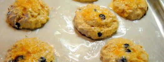 сконы со свежей ягодой и маскарпоне. Шаг 5