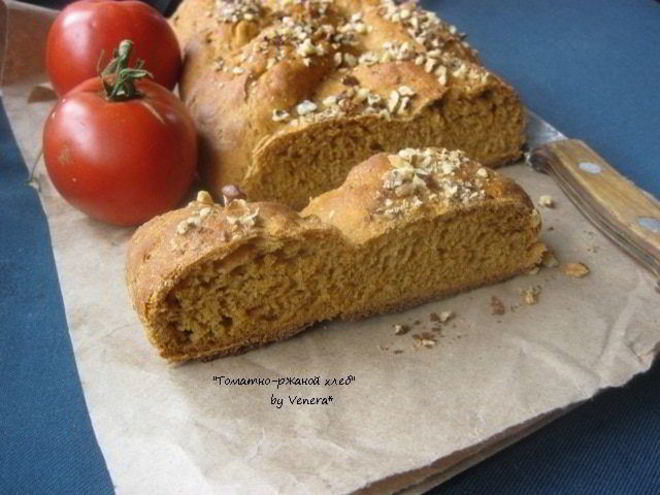 Рецепт томатна-ржаного хлеб