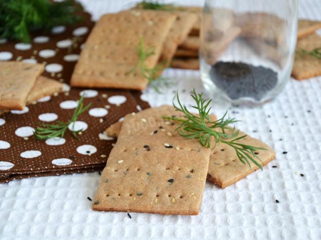 Рецепт цельнозерновых хлебцев