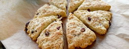 утренние сконы с вяленой клюквой. Шаг 6