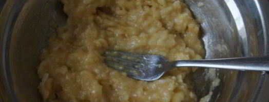 здоровый банановый хлеб без муки. Шаг 2