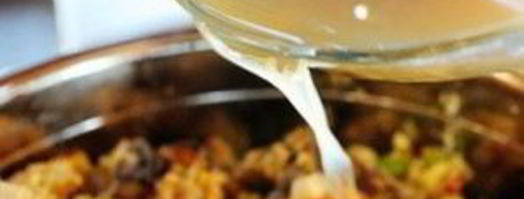 жареный хлеб с устрицами и овощами. Шаг 4