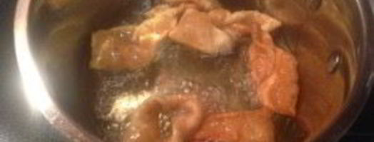 хрустящий хворост на воде. Шаг 8