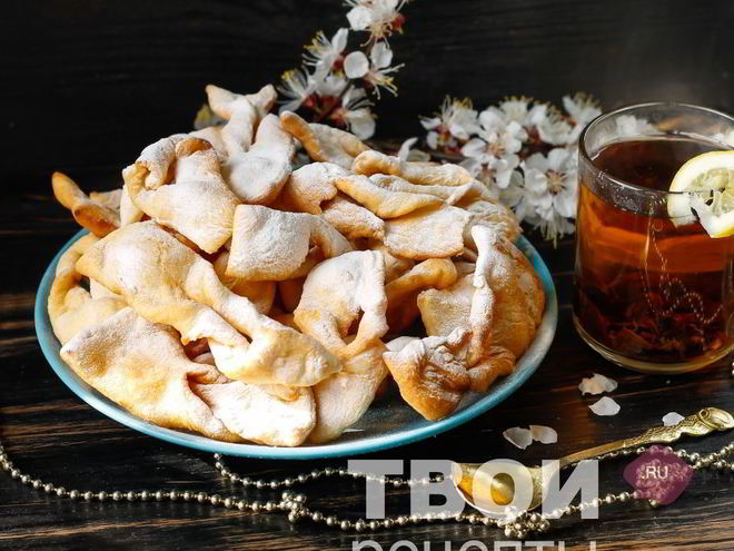 Рецепт хвороста хрустящего