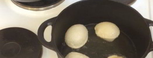 хворост оригинальный из постного теста. Шаг 3