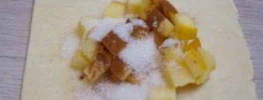 конвертики из слоеного бездрожжевого теста. Шаг 4