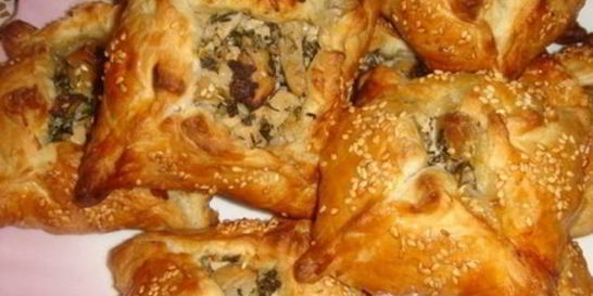 Конвертики с курицей и грибами