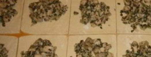 конвертики с курицей и грибами. Шаг 7