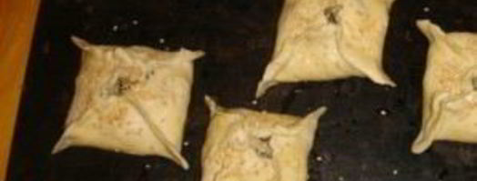 конвертики с курицей и грибами. Шаг 8