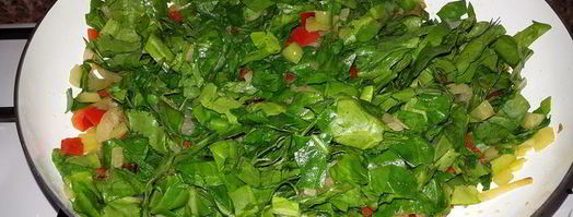 конвертики с мангольдом, болгарским перцем и зеленью. Шаг 2