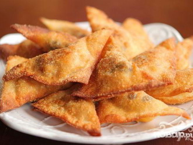 Рецепт конвертиков с овощной начинкой