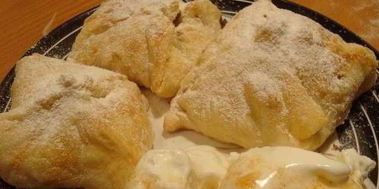 Конвертики с яблоками