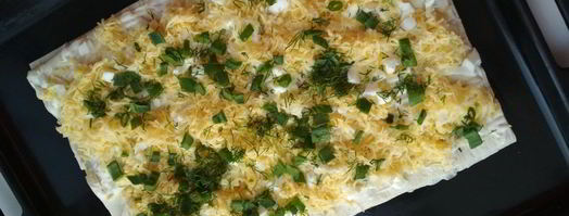 быстрая закуска из лаваша. Шаг 6