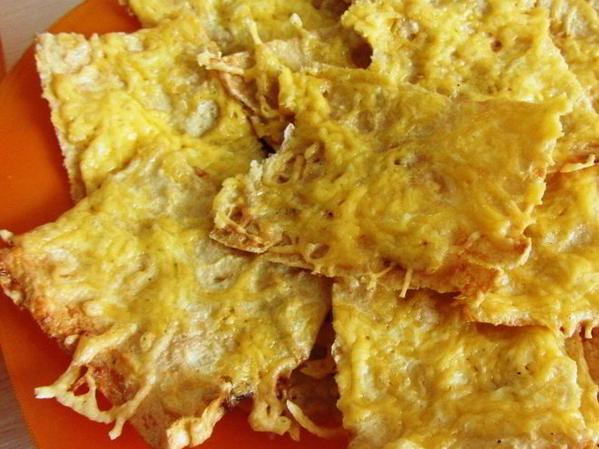 Рецепт чипсов из лаваша с сыром